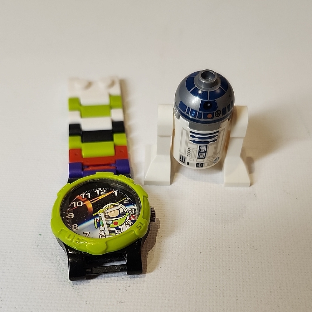 Lego Toy Story 2004s Watch  With Star Wars R2 D2 Minifigure